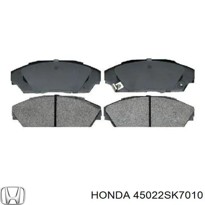 45022-SK7-010 Honda pastillas de freno delanteras