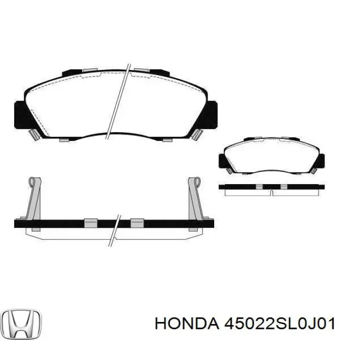 Pastillas de freno delanteras Honda CR-V 1 RD