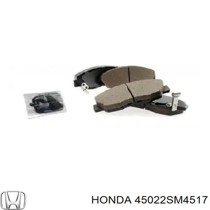 45022SM4517 Honda pastillas de freno delanteras