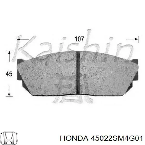 Pastillas freno delanteras Honda 45022SM4G01 precio, desde 33,44 EUR