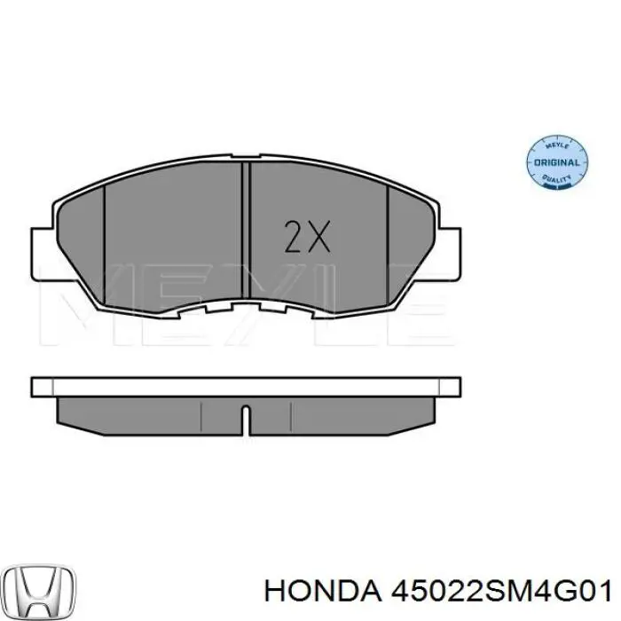 Comprar 45022SM4G01 Honda Pastillas delanteras de freno