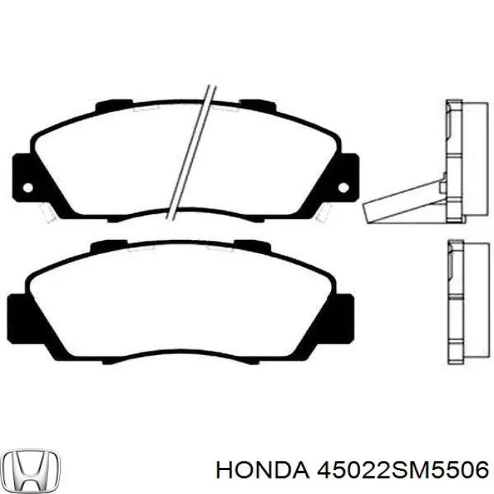 Comprar 45022SM5506 Honda Pastillas delanteras de freno
