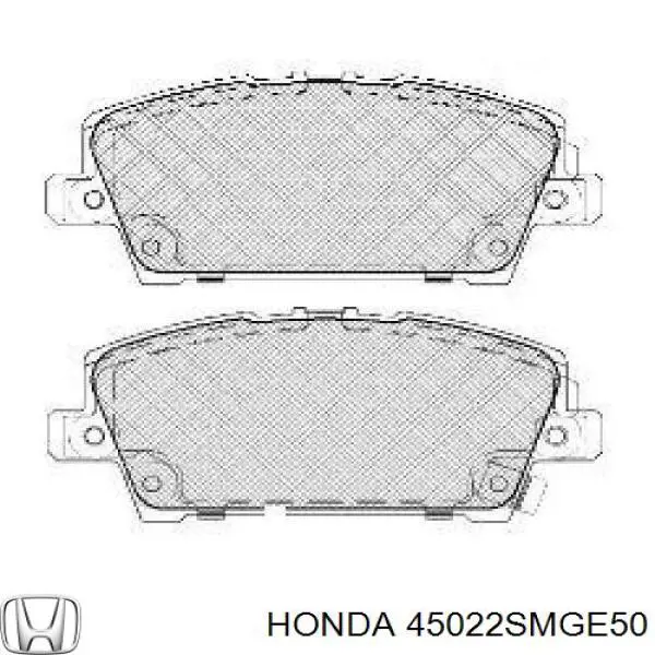 Comprar 45022SMGE50 Honda Pastillas delanteras de freno