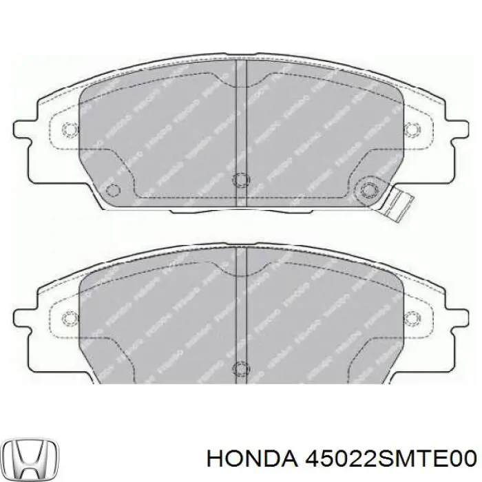 Comprar 45022SMTE00 Honda Pastillas delanteras de freno