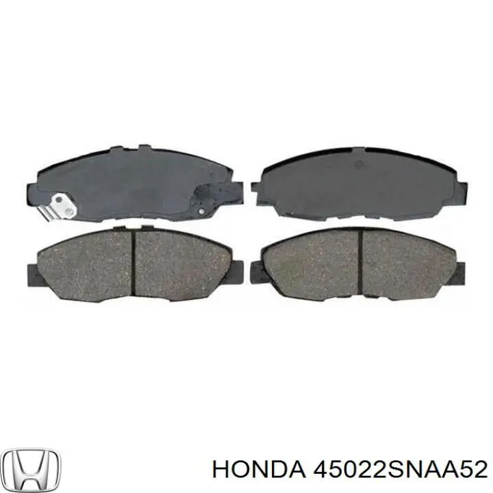 Pastillas de freno 45022SNAA52 Honda