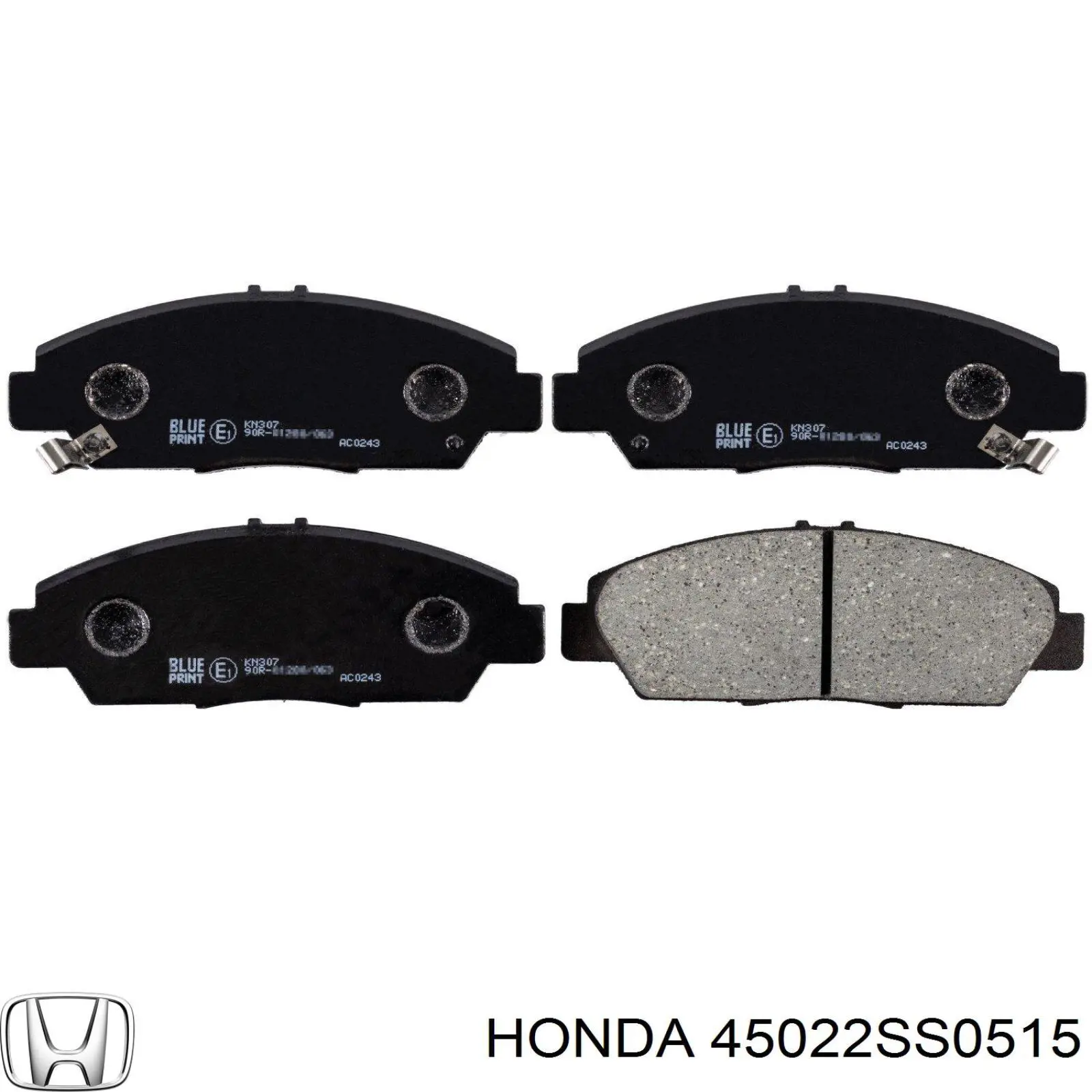 45022SS0515 Honda pastillas de freno delanteras