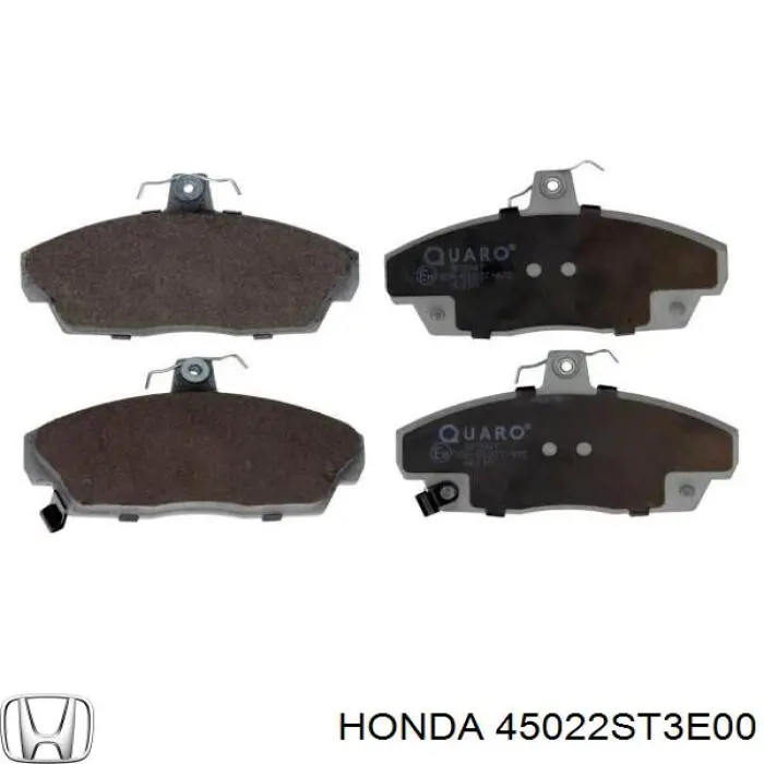 45022ST3E00 Honda pastillas de freno delanteras