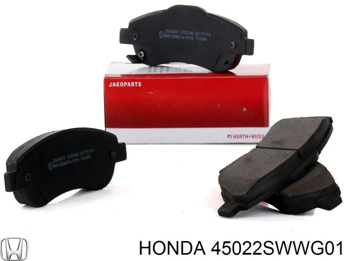 Pastillas freno delanteras Honda 45022SWWG01 precio, desde 34,53 EUR