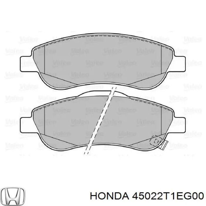 Comprar 45022T1EG00 Honda Pastillas delanteras de freno
