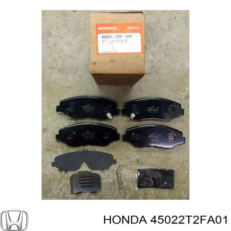 Comprar 45022T2FA01 Honda Pastillas delanteras de freno