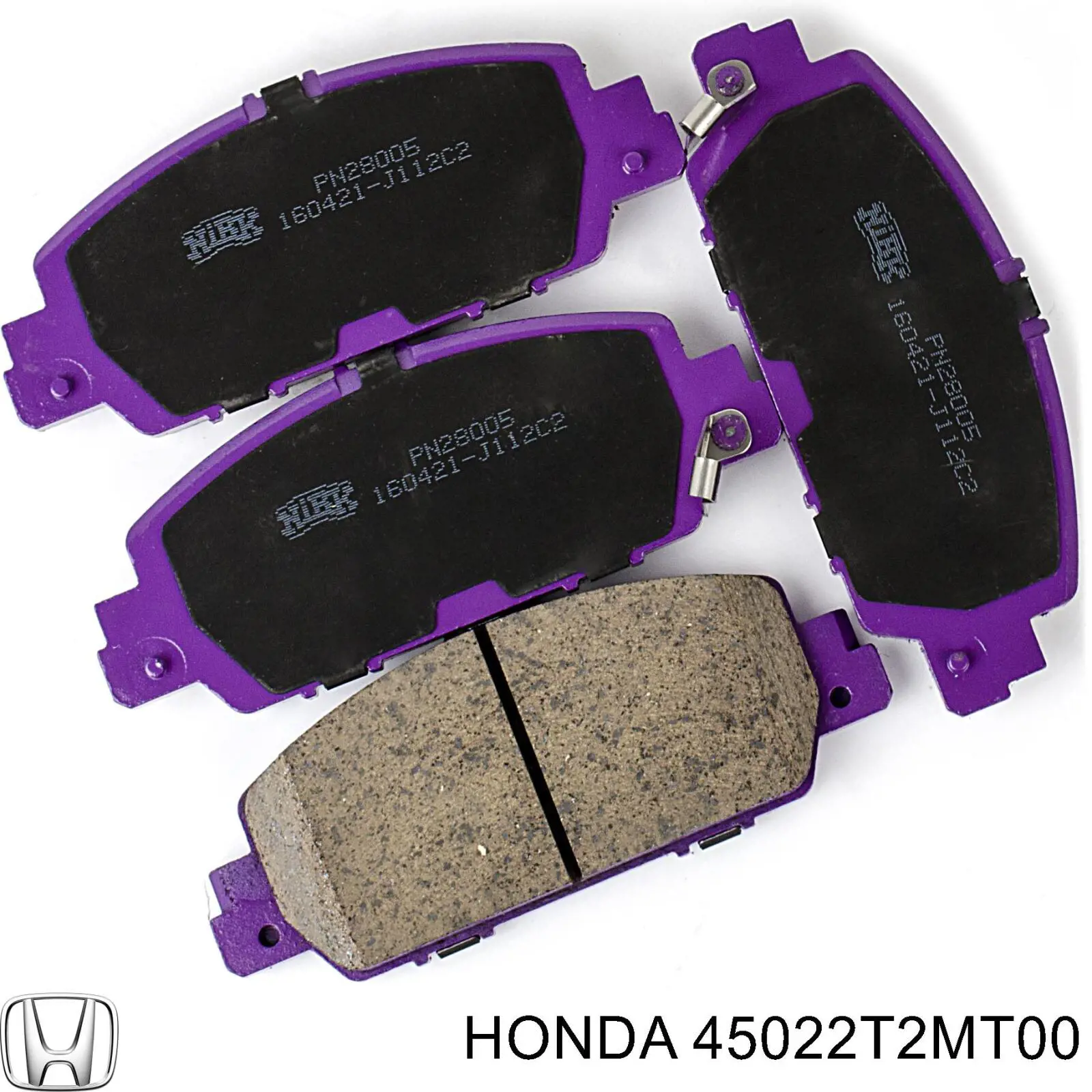 Pastillas de freno 45022T2MT00 Honda