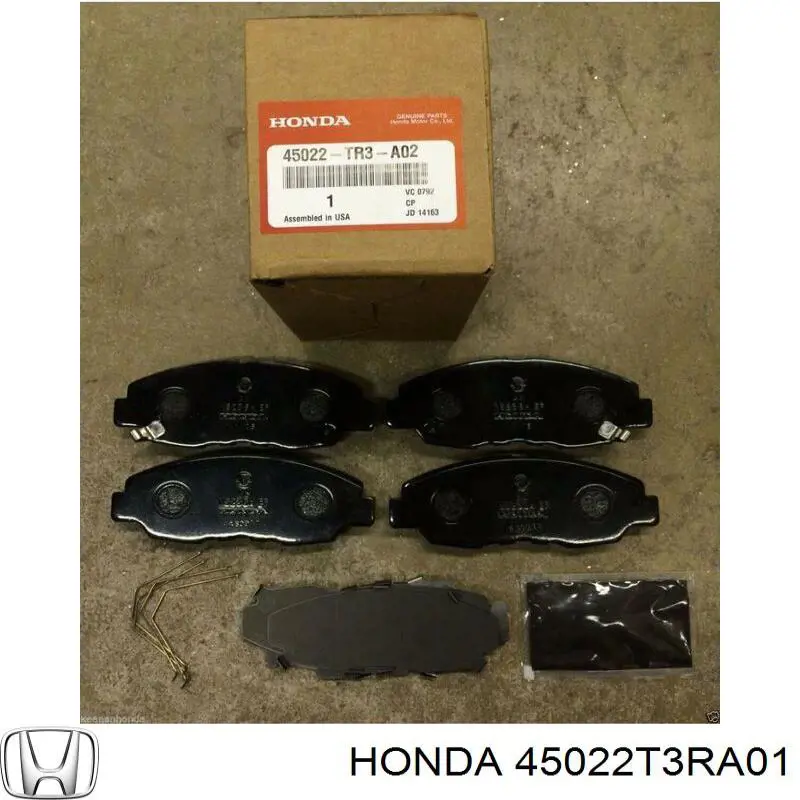 45022T3RA01 Honda pastillas de freno delanteras