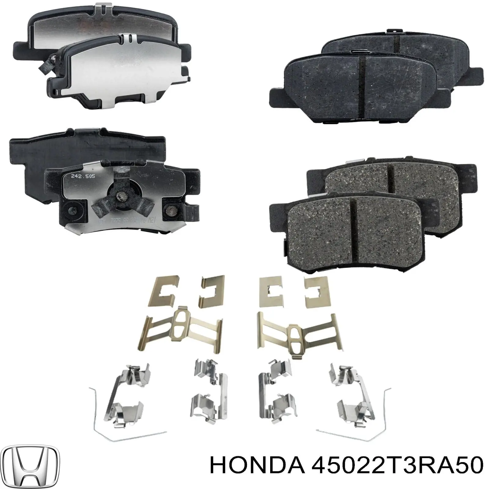 Comprar 45022T3RA50 Honda Pastillas delanteras de freno