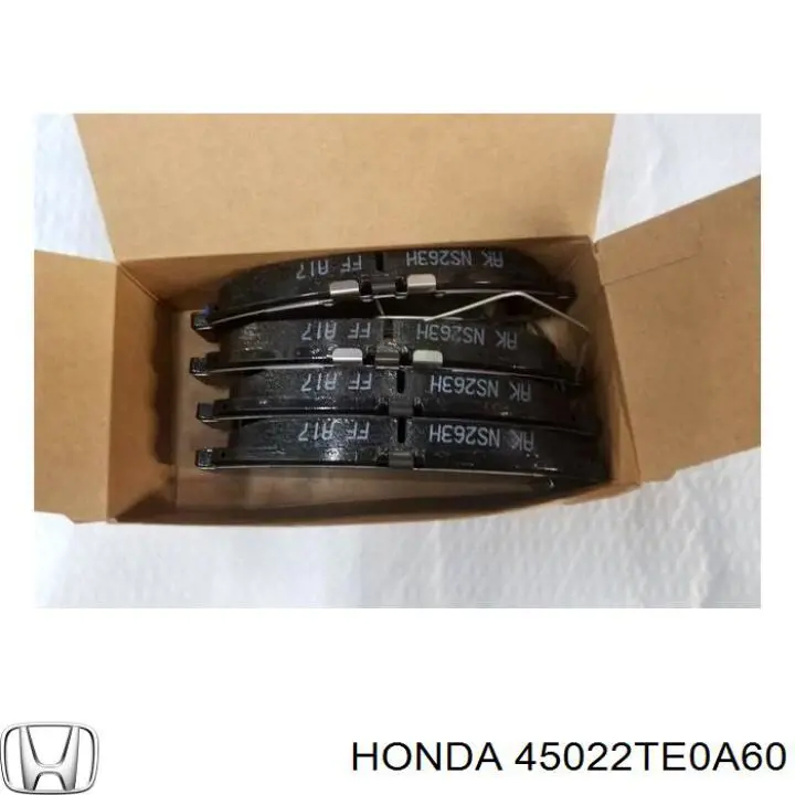 Pastillas freno delanteras Honda 45022TE0A60 precio, desde 30,72 EUR