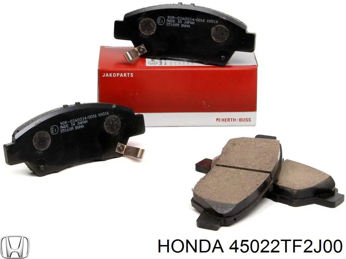 Comprar 45022TF2J00 Honda Pastillas delanteras de freno