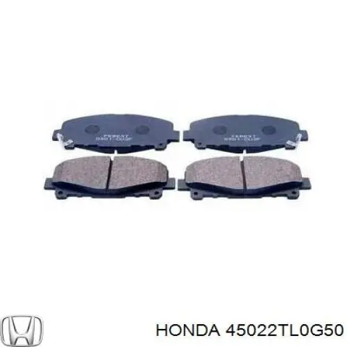 Comprar 45022TL0G50 Honda Pastillas delanteras de freno