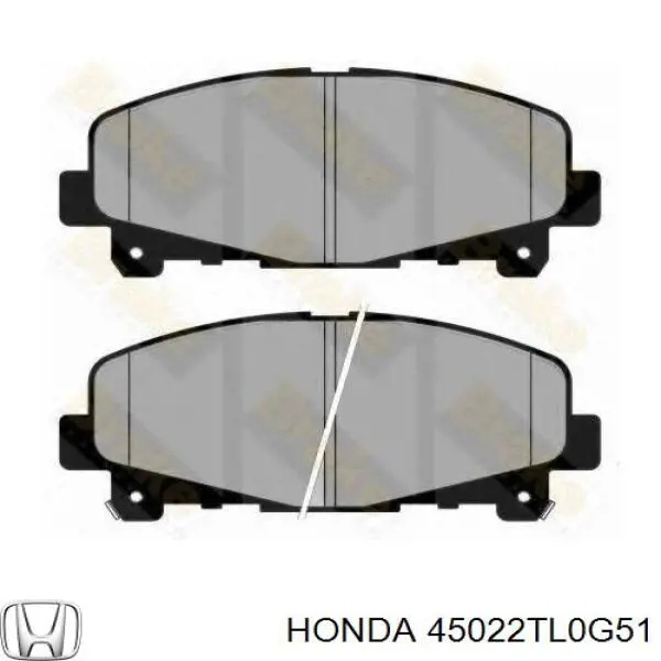 Pastillas freno delanteras Honda 45022TL0G51 precio, desde 37,41 EUR