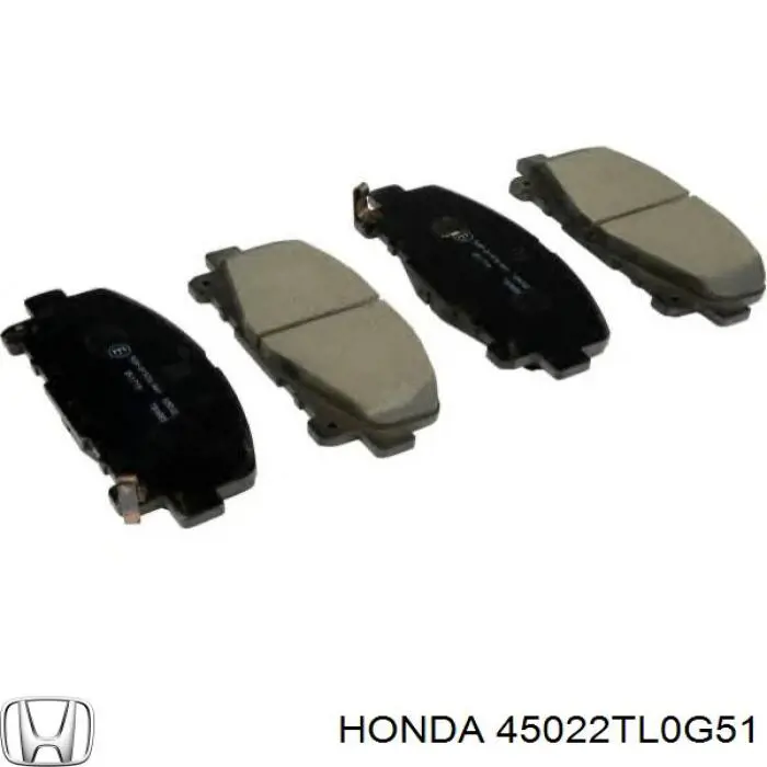 Comprar 45022TL0G51 Honda Pastillas delanteras de freno