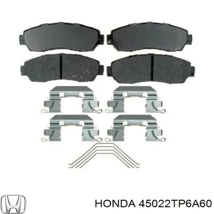 Comprar 45022TP6A60 Honda Pastillas delanteras de freno