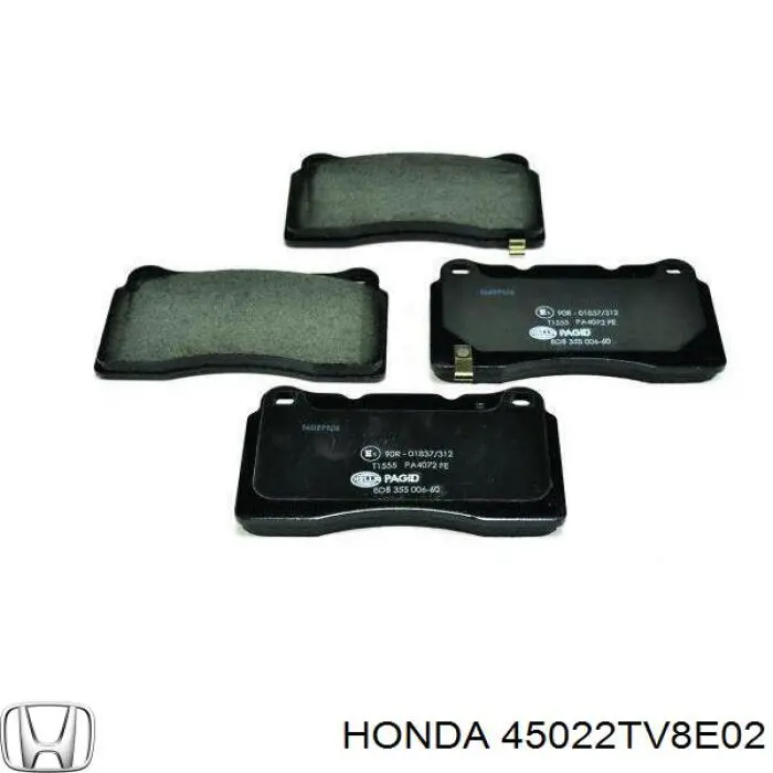 Pastillas freno delanteras Honda 45022TV8E02 precio, desde 45,74 EUR