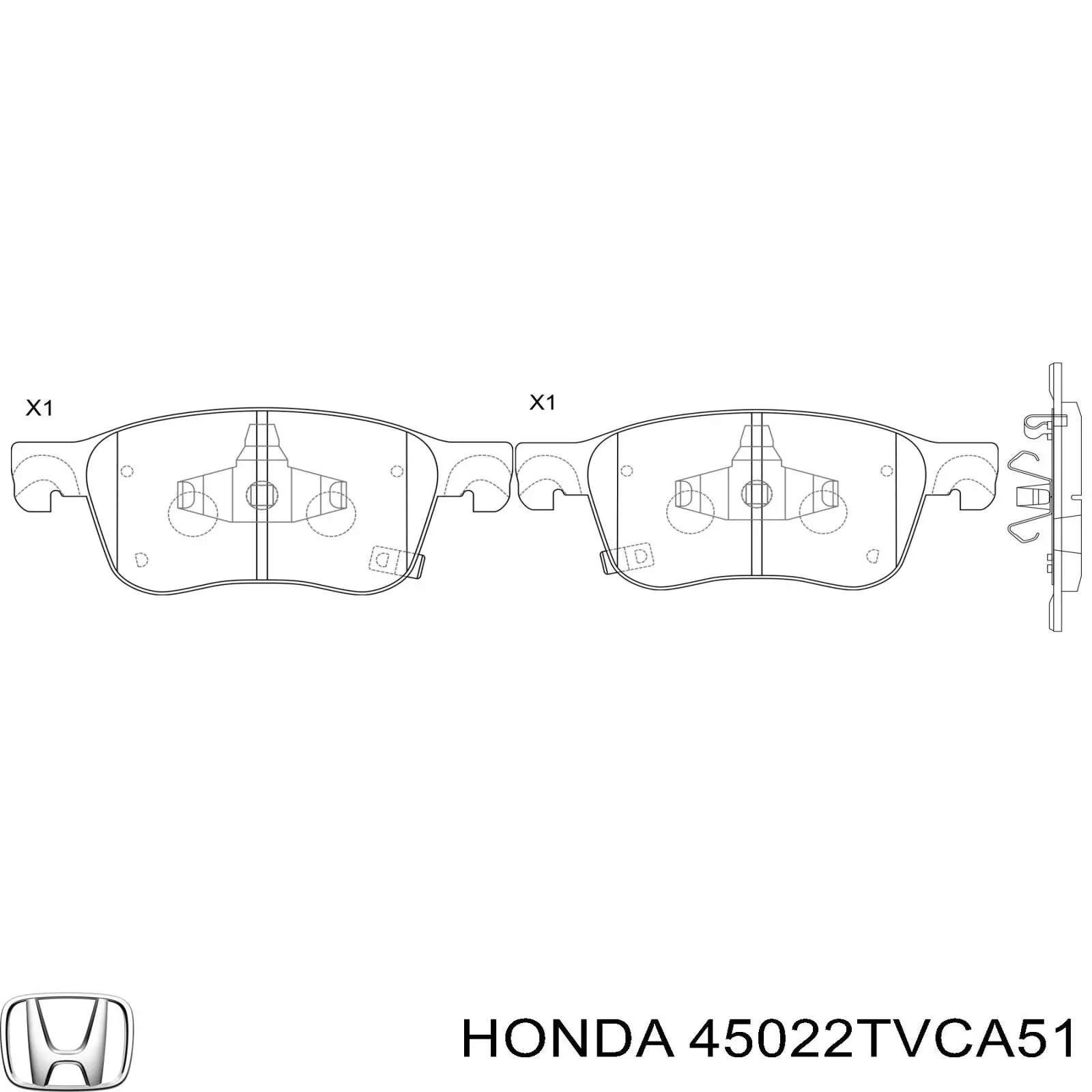 Pastillas delanteras Honda Accord 10 