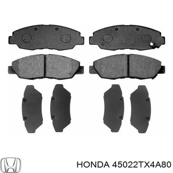 Pastillas freno delanteras Honda 45022TX4A80 precio, desde 64,89 EUR