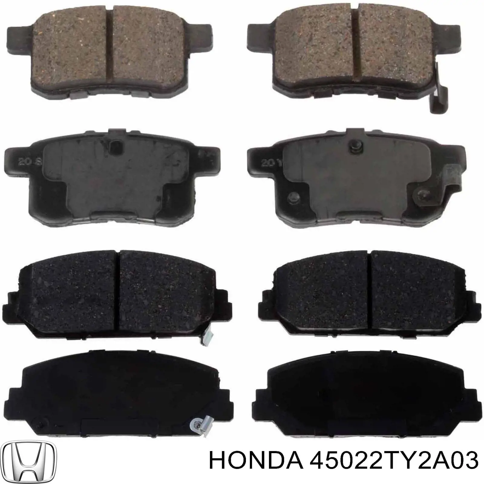 45022TY2A03 Honda pastillas de freno delanteras