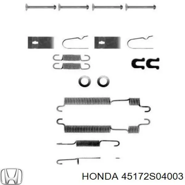 Juego de reparación de pastillas de freno Honda 45172S04003 precio, desde 13,16 EUR