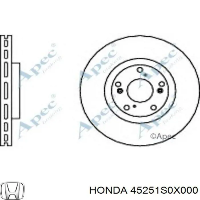 Frenos delanteros Honda 45251TA1A00 precio, desde 66,85 EUR