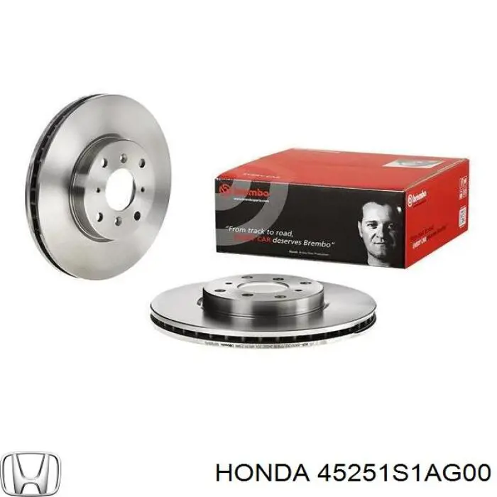 Disco de freno 45251S1AG00 Honda