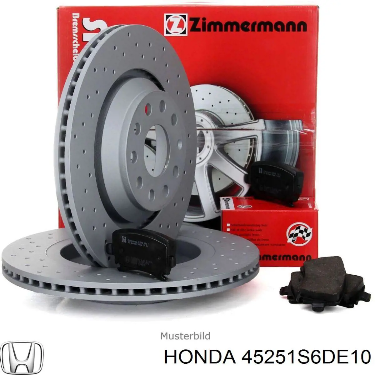 Comprar 45251S6DE10 Honda Freno de disco delantero
