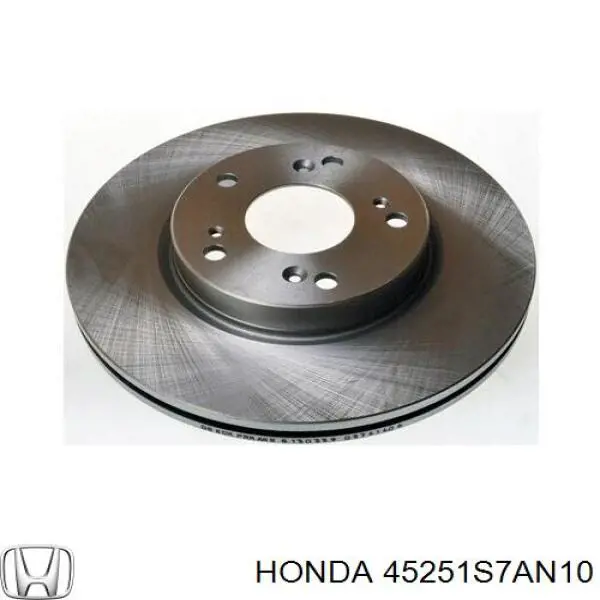 45251S7AN10 Honda disco de freno delantero