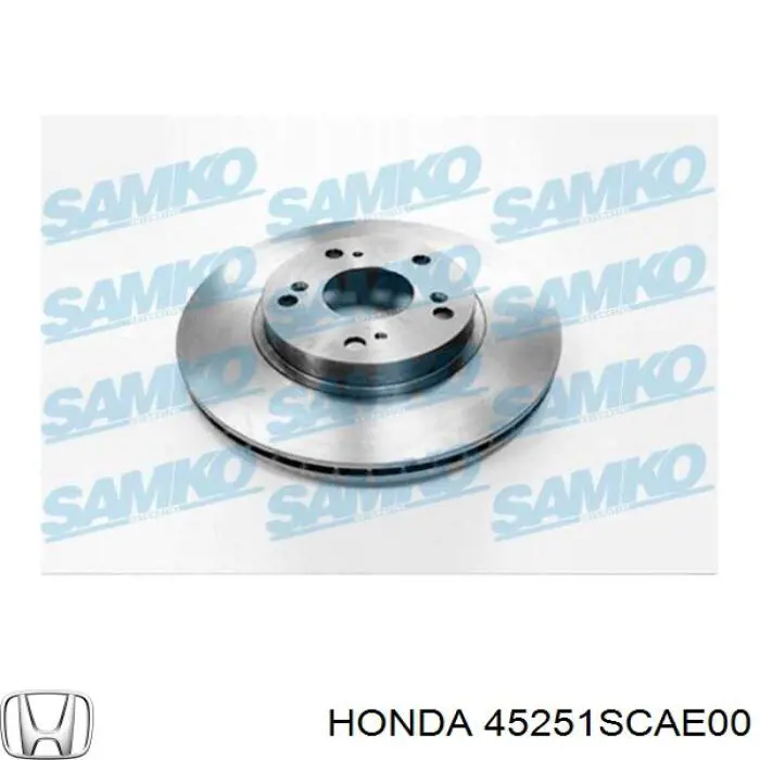 Disco de freno 45251SCAE00 Honda