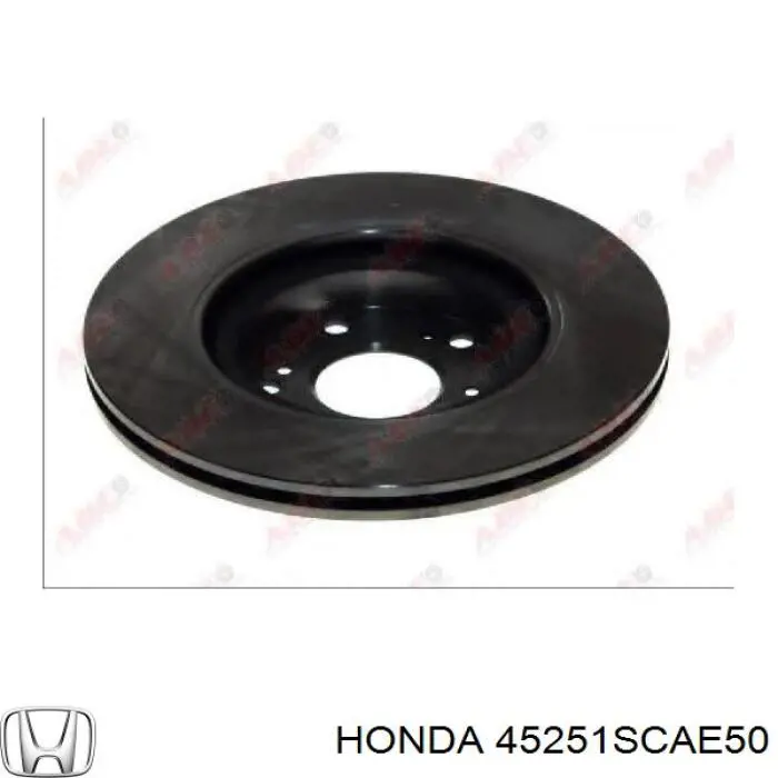 Comprar 45251SCAE50 Honda Freno de disco delantero