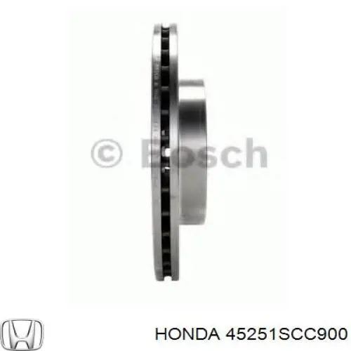 Disco de freno 45251SCC900 Honda