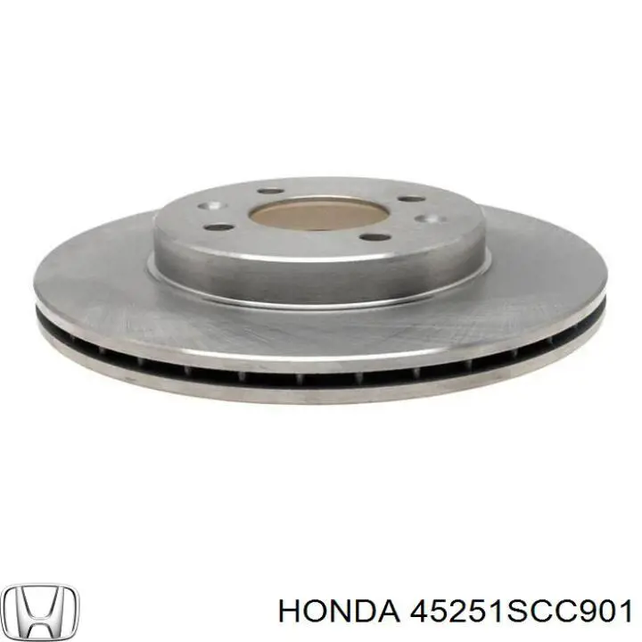 45251SCC901 Honda disco de freno delantero