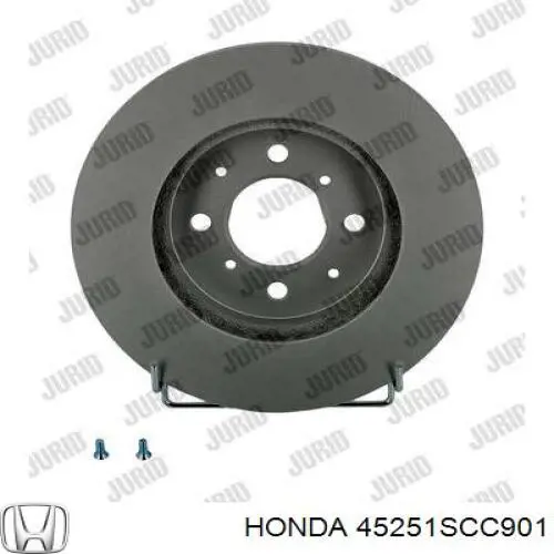 Frenos delanteros Honda 45251SCC901 precio, desde 27,27 EUR