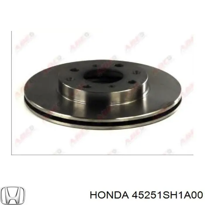 45251SH1A00 Honda disco de freno delantero