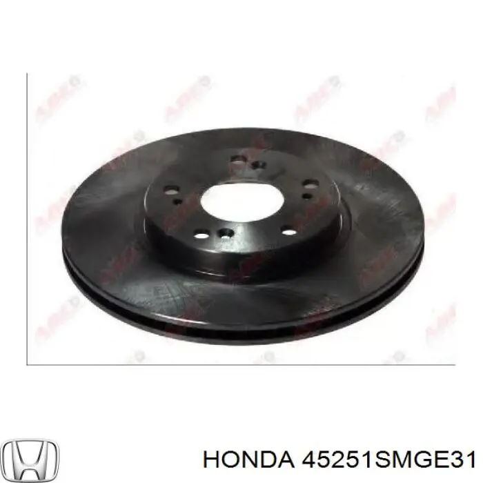 Comprar 45251SMGE31 Honda Freno de disco delantero