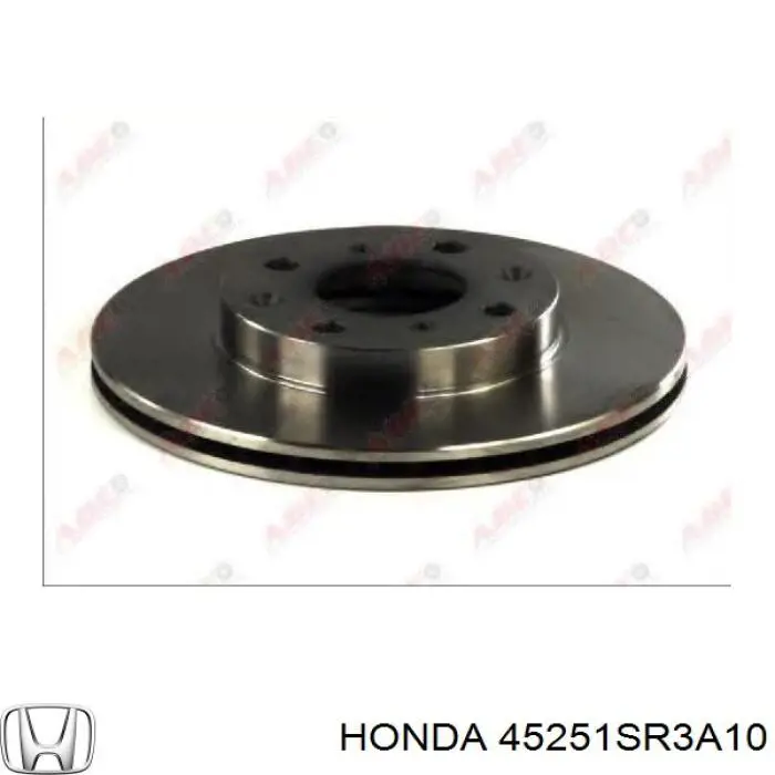 Disco de freno 45251SR3A10 Honda