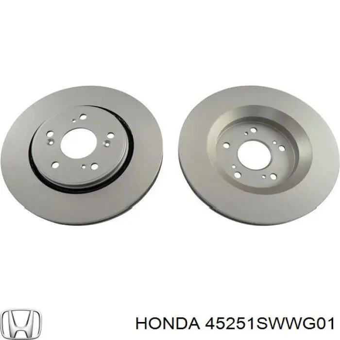 Comprar 45251SWWG01 Honda Freno de disco delantero