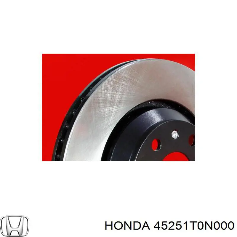 45251-T0N-000 Honda freno de disco delantero