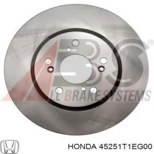 45251T1EG00 Honda disco de freno delantero