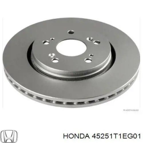 Disco de freno 45251T1EG01 Honda