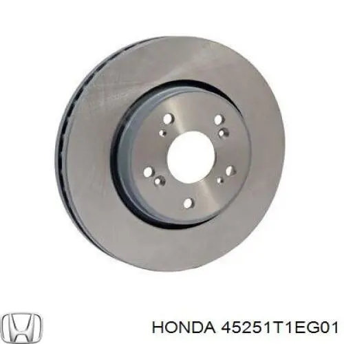 45251T1EG01 Honda disco de freno delantero