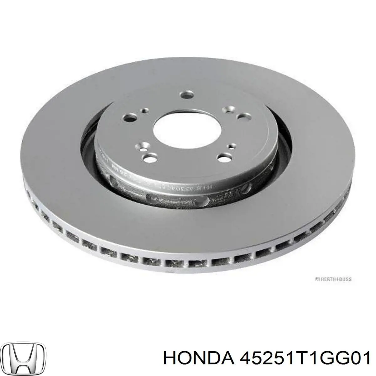 45251T1GG01 Honda disco de freno delantero
