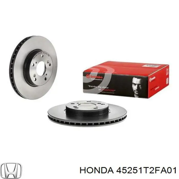 Disco de freno 45251T2FA01 Honda