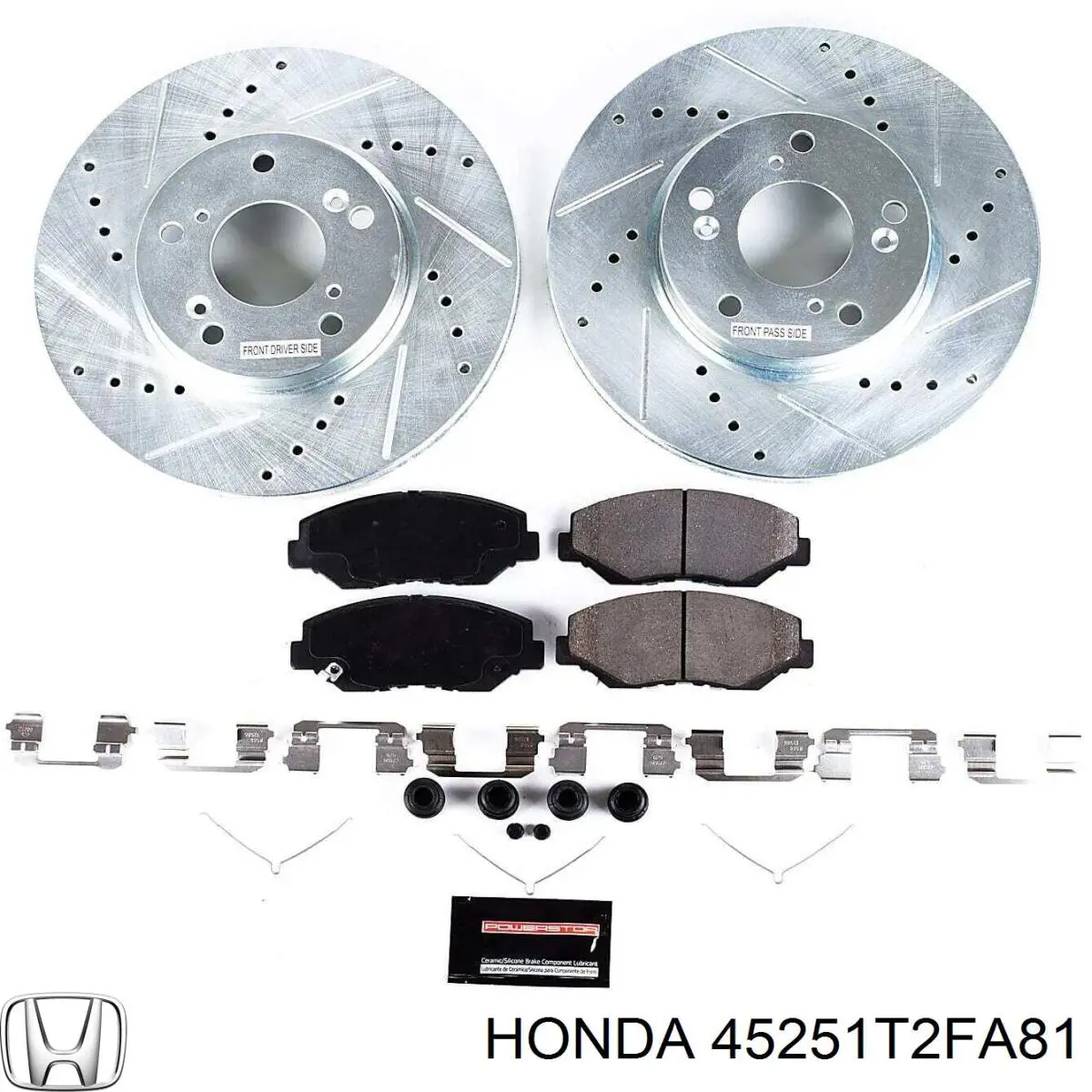 45251T2FA80 Honda disco de freno delantero