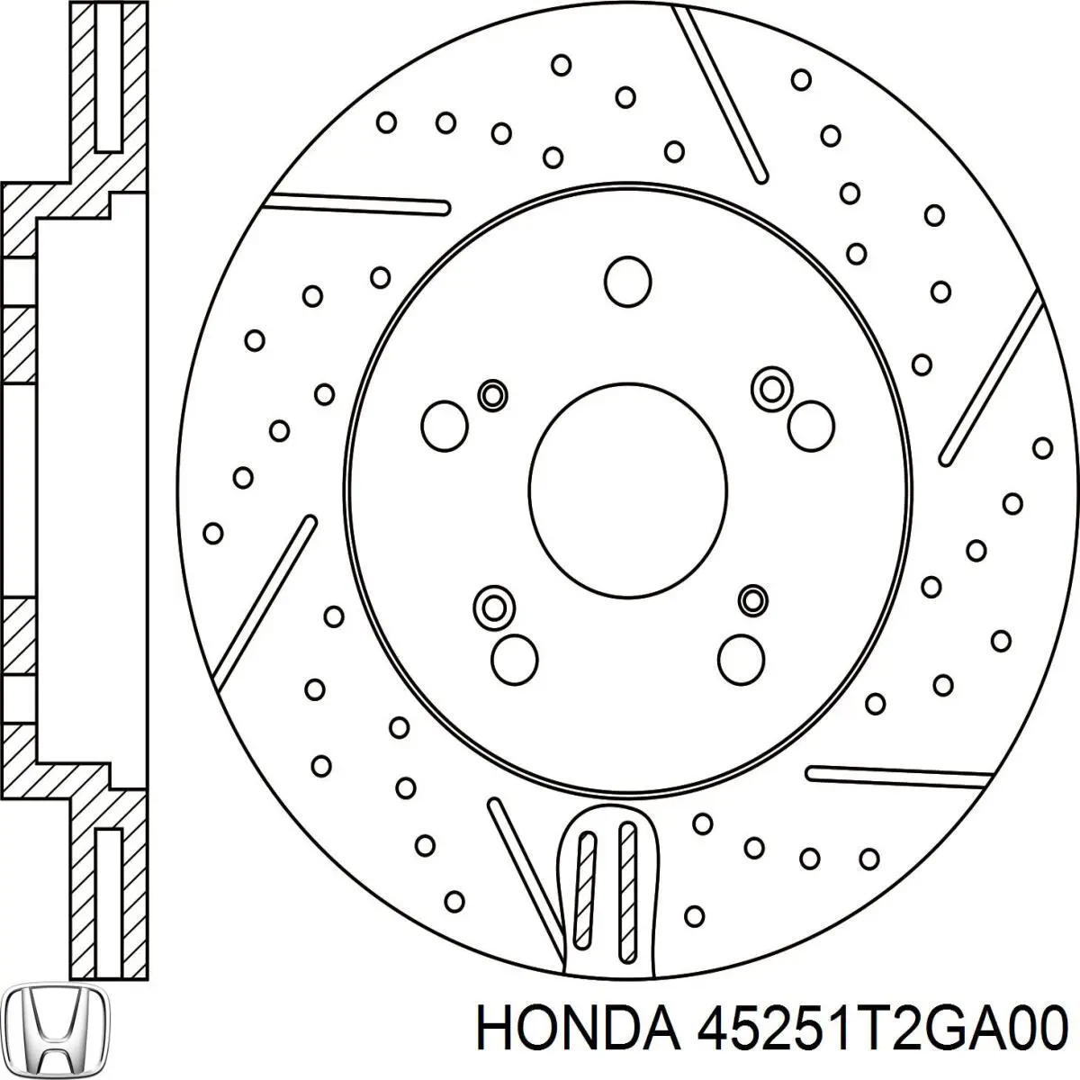 45251T2GA00 Honda Discos