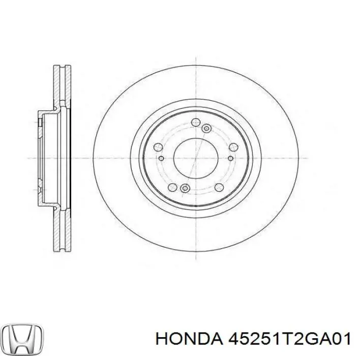 Frenos delanteros Honda 45251T2GA01 precio, desde 39,90 EUR